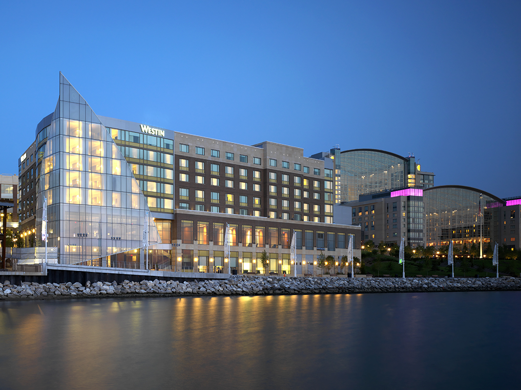 Westin National Harbor bay shot