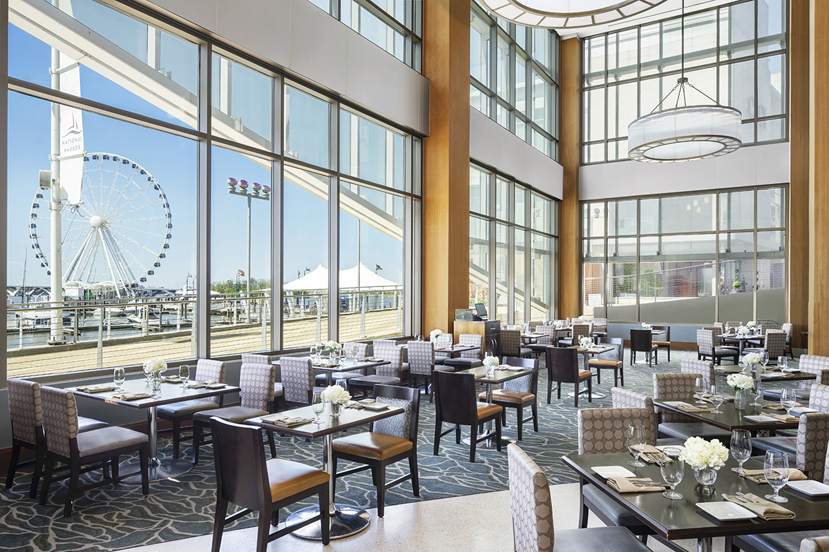 Westin National Harbor restaurant shot
