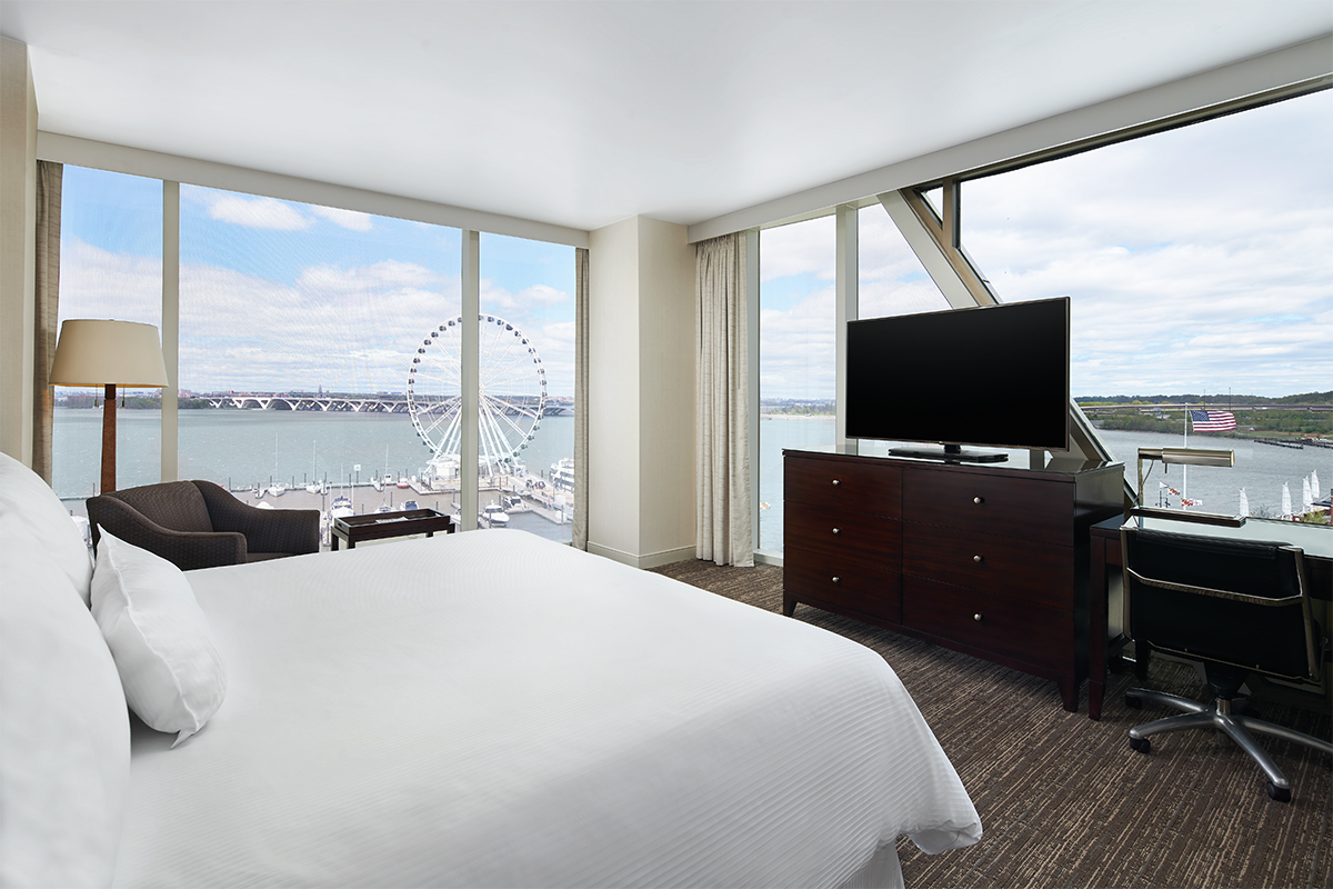Westin National Harbor Room interior shot