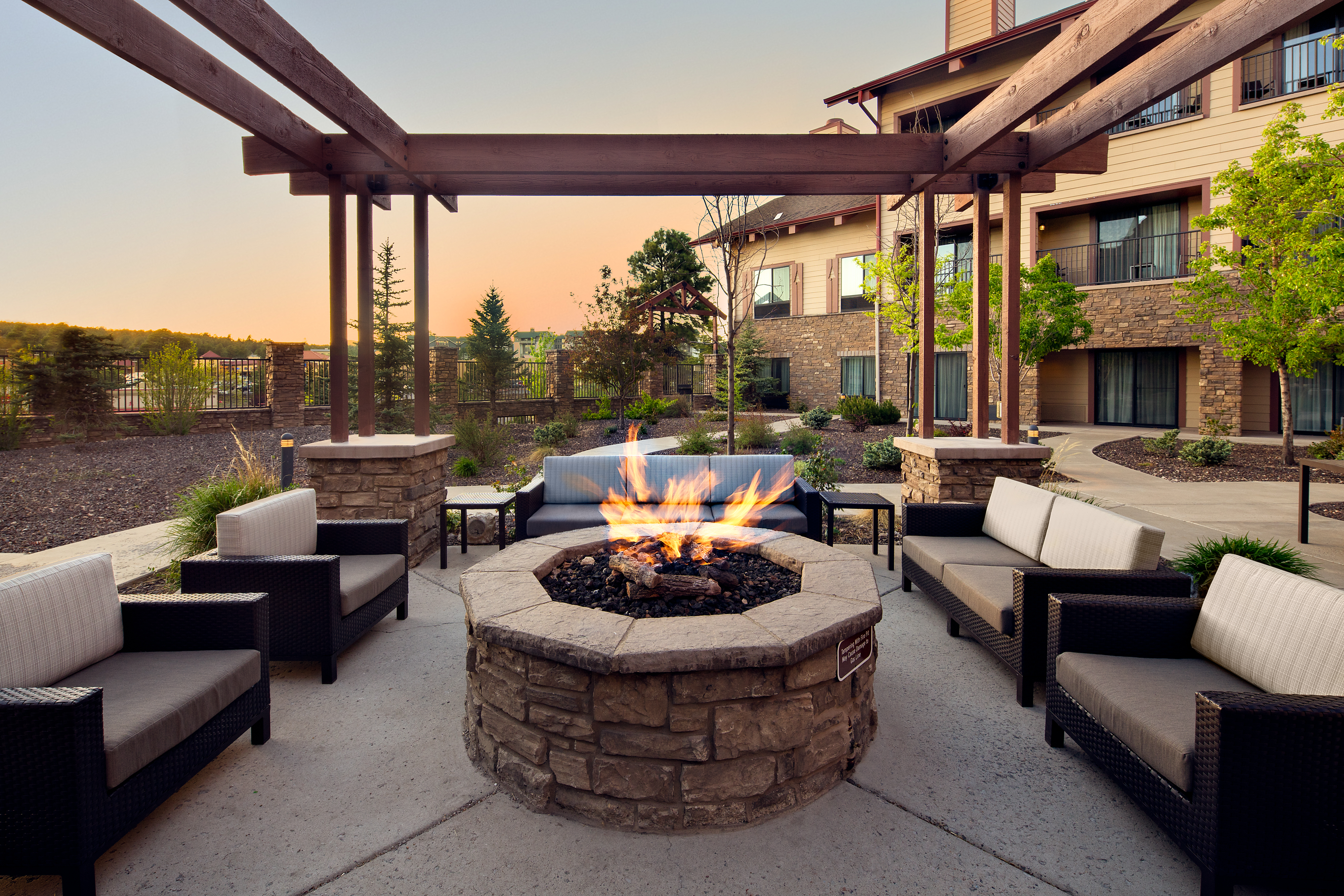 Flagstaff fire pit
